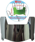 Mini Football Helmet Visor Clear with Clips Universal Fit for Collectors and Display