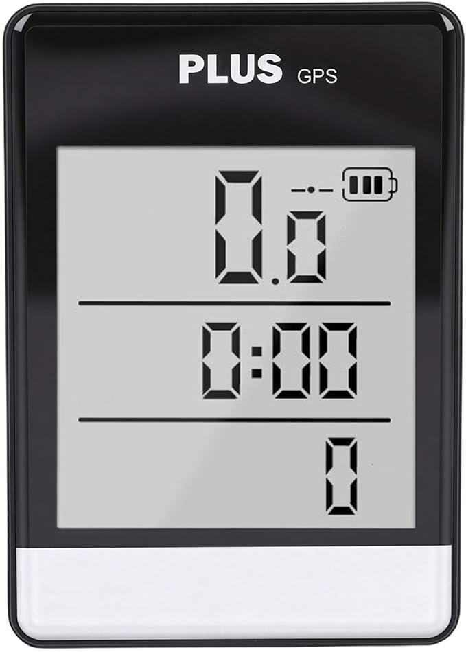 Keenso GPS Bike Computer, Wireless Speedometer with Backlit Screen for Cycling and Data Tracking, Large Display Beidou GPS Bike Odometer for Adventure Riders