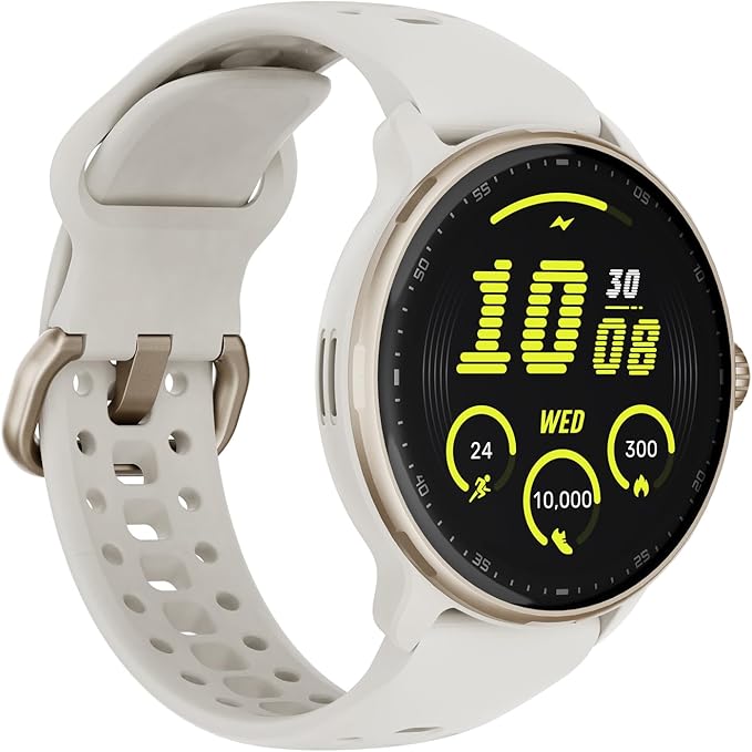 R3 GPS Smartwatch (White/Gold)
