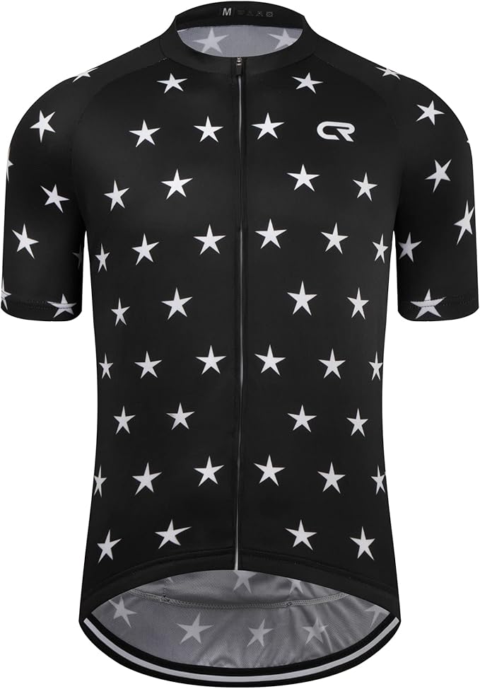 Coconut Ropamo CR Mens Cycling Jersey Short Sleeve Road Bike Shirt with 3+1 Zipper Pockets Breathable Quick Dry