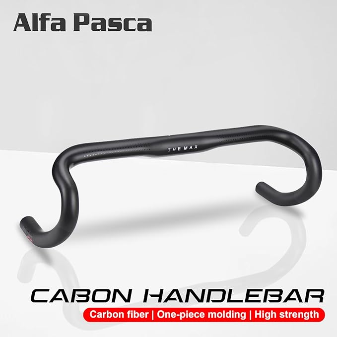 Alfa Pasca carbon road bike handlebars 31.8mm drop Bars handlebars carbon 420mm road bicycle handlebars UD matte For Road Bike,Racing Bike