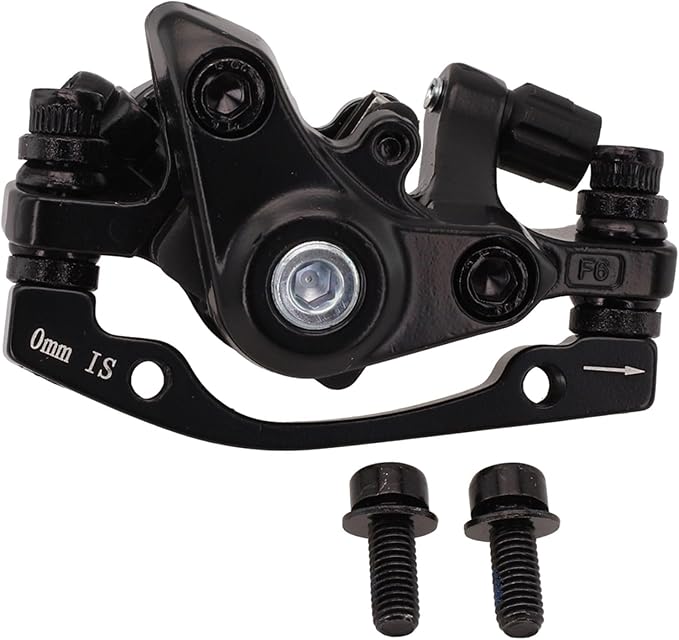 Bike Disc Brake Kit, Mechanical Disc Brakes Aluminum Alloy Caliper Mechanical Disc Brake Caliper Set Front And Rear For Electric Bike Mountain Bike Road Bike Folding Bike (rear brake)