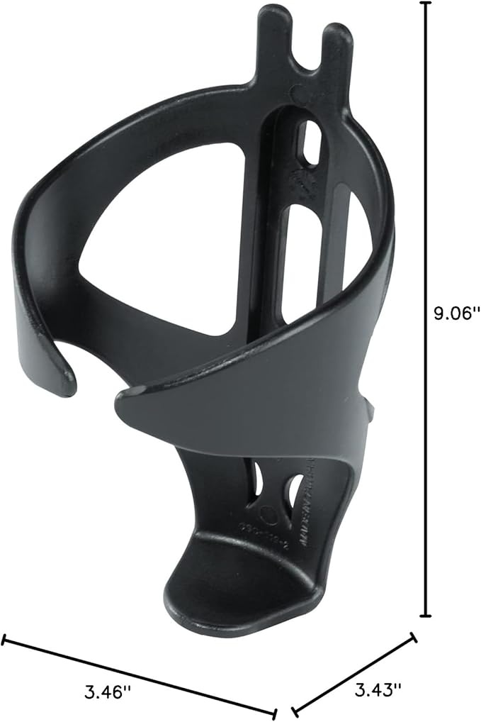 Lightweight Bike Water Bottle Holder by Delta Cycle - Bottle Cage Holder Mount - Compatible with Any Standard Water Bottle - Easy Installation Quickly Mounts to Any Bike