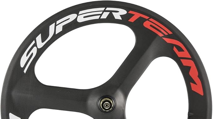 Carbon Tri Spoke Wheel 700c Road Bike Wheelset Matte Finish Clincher Wheelset
