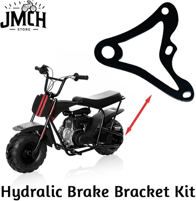 JMCHstore Mini Bike Hydraulic Brake Caliper Bracket kit for Monster Mega Moto MMB80 80cc FRP GMB100 98cc, For Coleman RB100 RT100 Mini Bike