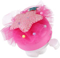 MINI-FACTORY Bike Bell for Girls, Pink Bicycle Handlebar Bell Cute 3D Unicorn/Lollipop/Swan/Mermaid Pattern Bike Safe Cycling Ring Horn (Star)