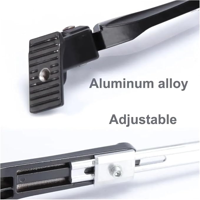 Bicycle Kickstand Foot Adjustable Bicycle Kickstand Aluminum Alloy Bicycle Parts Foot Rest Non-Slip Bike Side Support Bike Kick Stand(Middle Branch B)