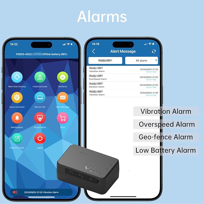 4G Mini GPS Locator Winnes Tracker for Vehicles Real-time Tracking rastreador para coche Magnetic Hidden Device Long Distance Global Positioning for Car Moto Kid Elderly Luggage,Subscription Required