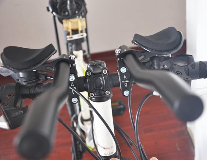 UPANBIKE Bike Handlebar Bicycle Rest Handlebar Time Trial Cycling TT Bar Triathlon Aero Bar for Road Bike Mountain Bike 31.8mm Clamps