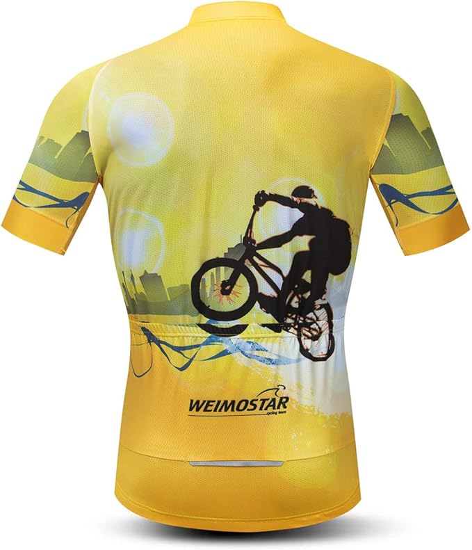 Hotlion Summer Cycling Jersey Men Mountain Bike Jersey Quick Dry Bicycle Shirt Short Sleeve Cycling Clothing