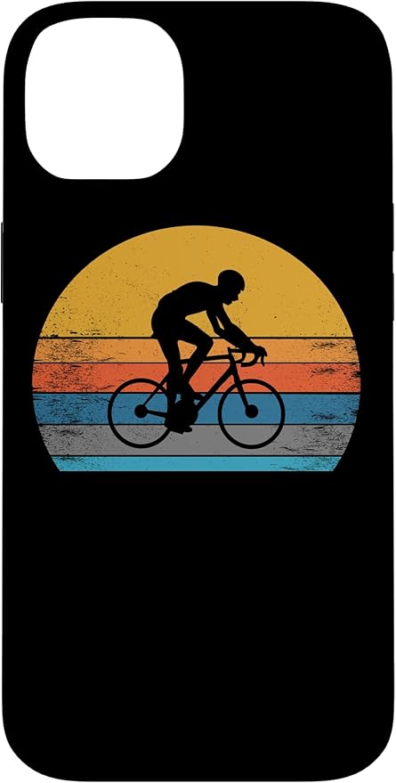 Racing Road Bike Vntage Cycling Riding Racing Bike Bicycle Case for iPhone 14 Plus