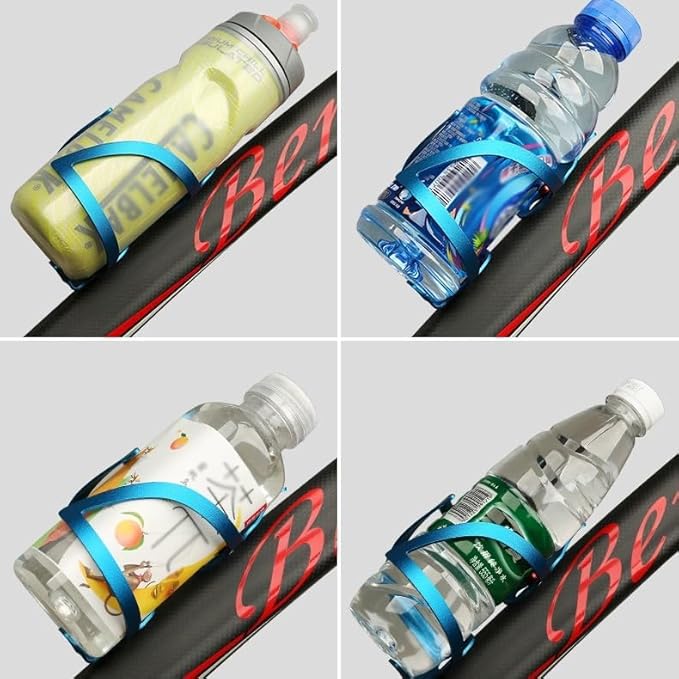 Premium Aluminum Alloy Bike Cup Holder - - Durable Water Bottle Cage for Bicycle, Road Bike, Mountain Bikes (Gold)