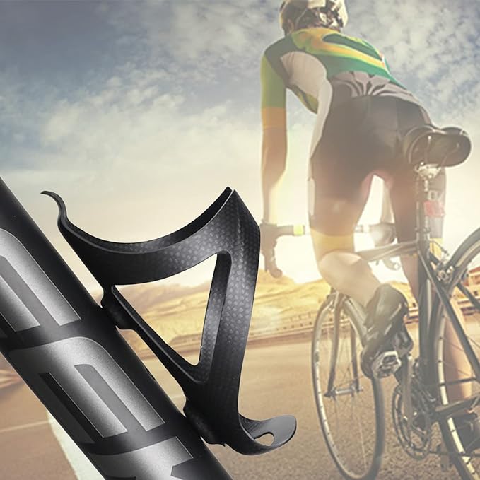 Carbon Fiber Water Bottle Holder for Bicycle Mountain Bike Cup Holder Ultralight Bike Water Bottle Cages for MTB Mountain Road Bike Cycling