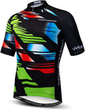 JPOJPO USA Cycling Jersey Men Road Bike Shirt Summer Biking Tops Short Sleeve Bicycle Clothes Cycle Wear Breathable