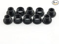 Ruiling 5pcs MTB Chainring Screw Mountain Road Bike Refitting Crankset Parts 4.9mm Fixing Bolts for Single Chainwheel Black
