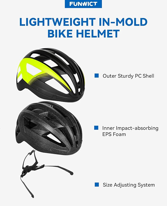 Adult Bike Helmet with Visor and Goggles for Men Women Mountain Road Bicycle Helmet Rechargeable Rear Light Cycling Helmet