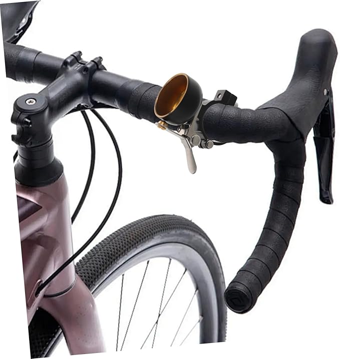 Kisangel Vintage Bicycle Bell Loud Warning Sound Bike Ring for Road Mountain Bikes and Scooters Easy Installation Durable Design Retro Appeal