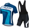 Men's Cycling Jersey Set, Summer Mountain Bike Clothing Short Sleeved Riding Jerseys