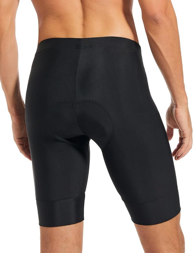 qualidyne Men's Cycling Shorts 4D Padded Bike Biking Shorts Road Riding Bicycle UPF 50+ Cycle Shorts Pockets