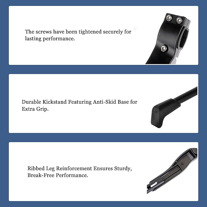 Bicycle Kickstand for Giant Trance Advanced Pro 29 2 2021 - Adjustable Bike Kickstand - Non-Slip Foot, Easy Install, Aluminum Alloy Material, Stable and Durable Support - Bike Stand