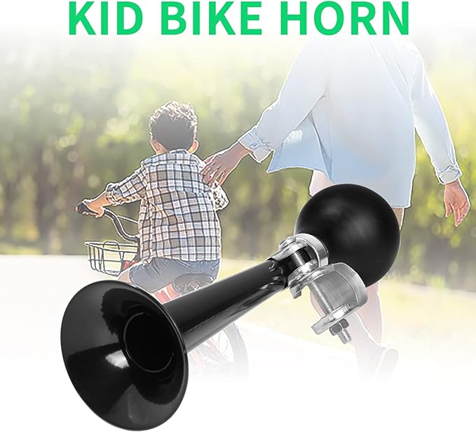 Bugle Horn Kids Bike Horn: Air Horn for Vehicles Bicycles Golf Cart Classic Vintage Aluminum Alloy Bike Horn