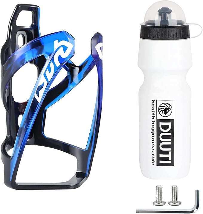 Universal Bike Bottle Cage with BPA-Free 25oz Bottle