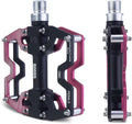 Bike Pedals 9/16" Lightweight Non-Slip Bicycle Platform Pedals - Fits Most Adult Bikes & Mountain Bikes &MTB, Road Bikes and Slip-Resistant Design