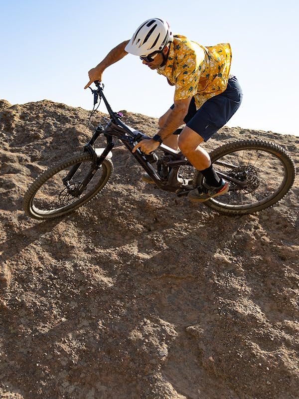 Club Ride Apparel New West Cycling Shirt - Men's Short Sleeve Cycling Jersey - Sport Fit Snap Down Top - 50 UPF Riding Shirt