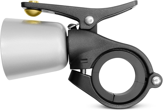 Bike Bell, Aluminum Alloy Classic Bicycle Bells for Adults Kids, 110 dB Loud Crisp Clear Ring Sound, Bike Horn Fit 22.2-31.8 mm Handlebar for Mountain Road Bike Scooter Ebike.
