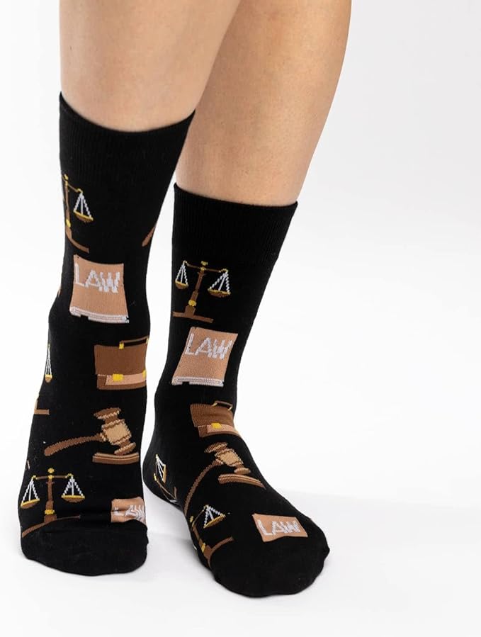 Good Luck Sock Novelty Crew Socks for Adults - For Men, Women and Teens