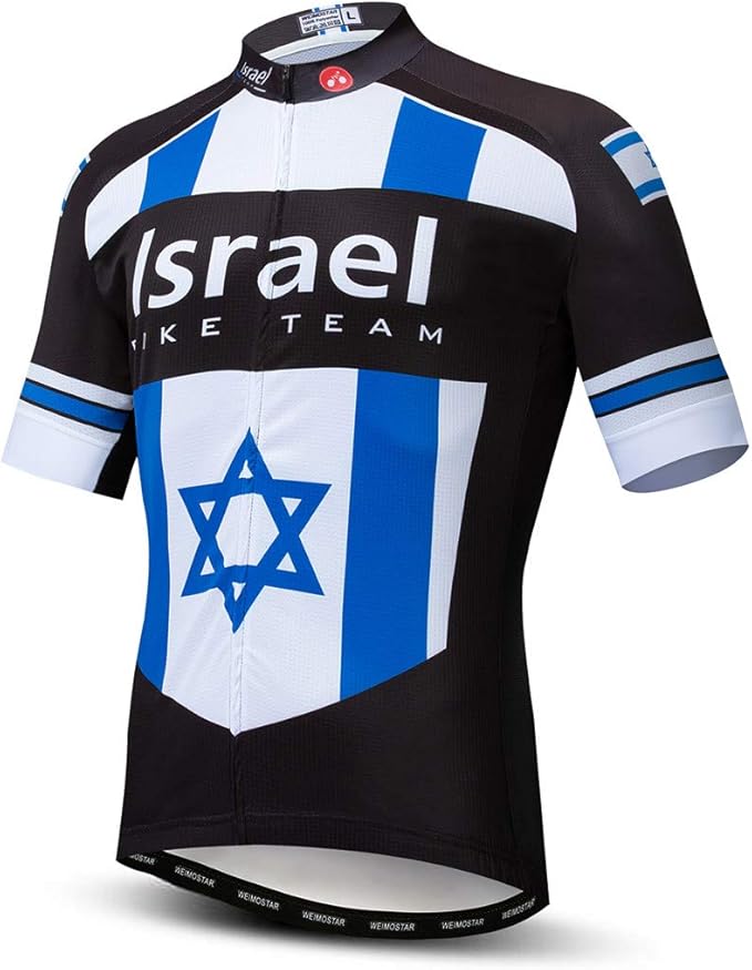 Men's Cycling Jerseys Tops Biking Shirts Short Sleeve Full Zipper Bike Clothing