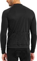 CATENA Men's Cycling Jersey Long Sleeve Shirt Running Top Moisture Wicking Workout Sports T-Shirt