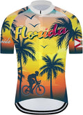 Texas Cycling Jersey Men's Texas State Cycling Shirt Flag Bike Short Sleeve Road Biking Wear Bicycle Shirt