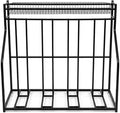Sporting Gear Storage Rack, 4-Bike Stand, Garage Bicycle Organizer, Indoor Floor Bike Rack Storage Station