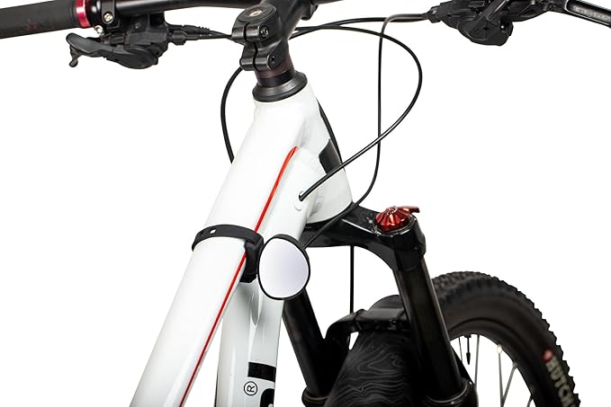 Zefal Spy 15 Mini Bike Mirror – Universal Clip-On Rearview Mirror, 15 cm2 Convex Chrome ABS, 360 Degrees Adjustable, Fits 22–86mm Frames & Handlebars, Lightweight 28g