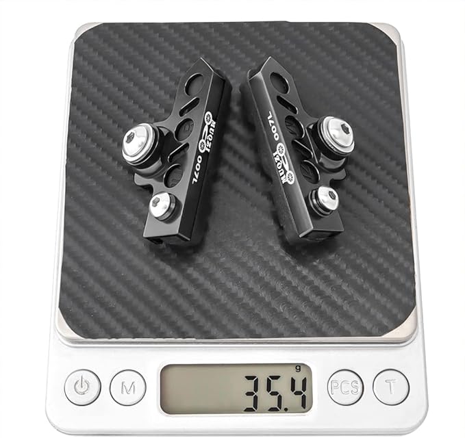 Bicycle C Caliper Extended Brake Pad (Set of 2) Bike Wear-Resistant Replaceable Aluminum Alloy Rim Brake for Road Bike,MTB,Folding Bike
