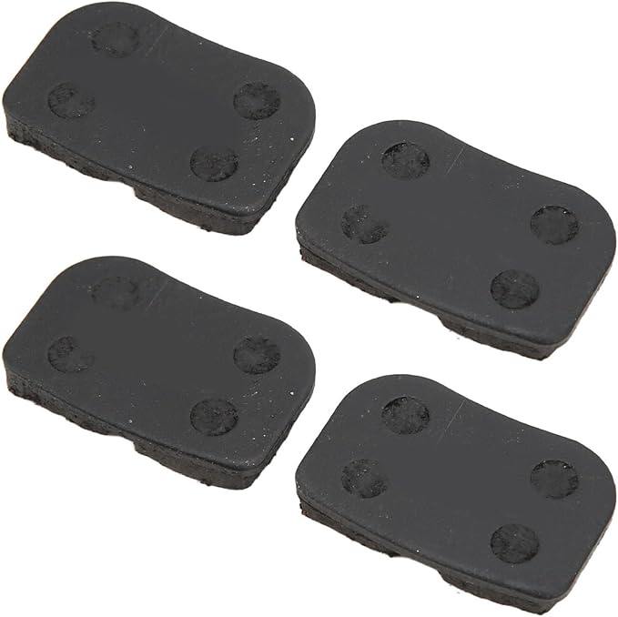 Bike Brake Pads Set Excellent Heat Dissipation Water Resistance for Competitive Roads Copper Fiber, Steel Back Plate
