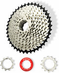 CYSKY 8/9/10/11/12-Speed Cassette 11-25T/28T/32T/34T/36T/40T/42T/46T/50T/52T Bike Sprocket Freewheel Compatible with Shimano, Sram HG Hub, Fit for Mountain Bike, Road Bike, MTB Cassette