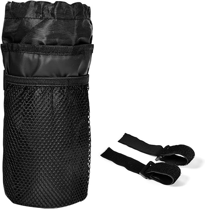 Bike Water Bottle Holder Bag Bike Bag Handlebar Stem Bag Bicycles Cup Drink Holder Insulated Stem Bag Bike Storage Pouch Bike Water Bottle Holder Bag Insulated Drink Cup Holder Handlebar Frame Strap