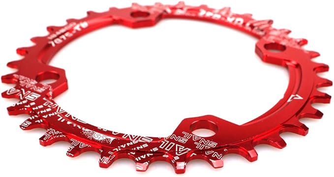 CYSKY 104 BCD Chainring 30T to 52T Narrow Wide Chainring with Sprocket Bolts for 1x Set-up Road Bike Mountain Bike BMX MTB Gravel Ebike