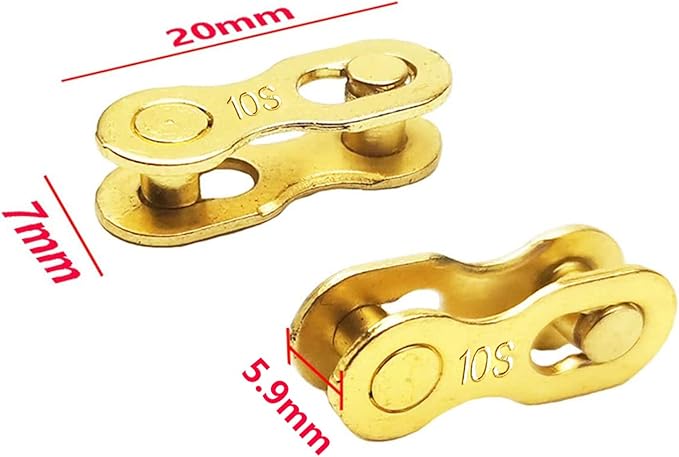 4 Pairs Bicycle Missing Link 1/6/7/8/9/10/11/12 Speed Chain Reusable Steel Bike Chain Link