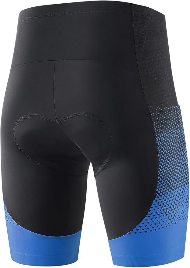 BERGRISAR Men's Cycling Shorts 4D Padded Bike Shorts Biking Bicycle Shorts with Pockets