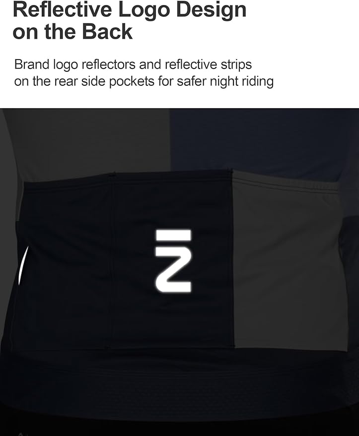 INBIKE Cycling Jersey Long Sleeve Breathable and Quick Dry with 3 Rear Pockets Biking Shirt for Men and Women