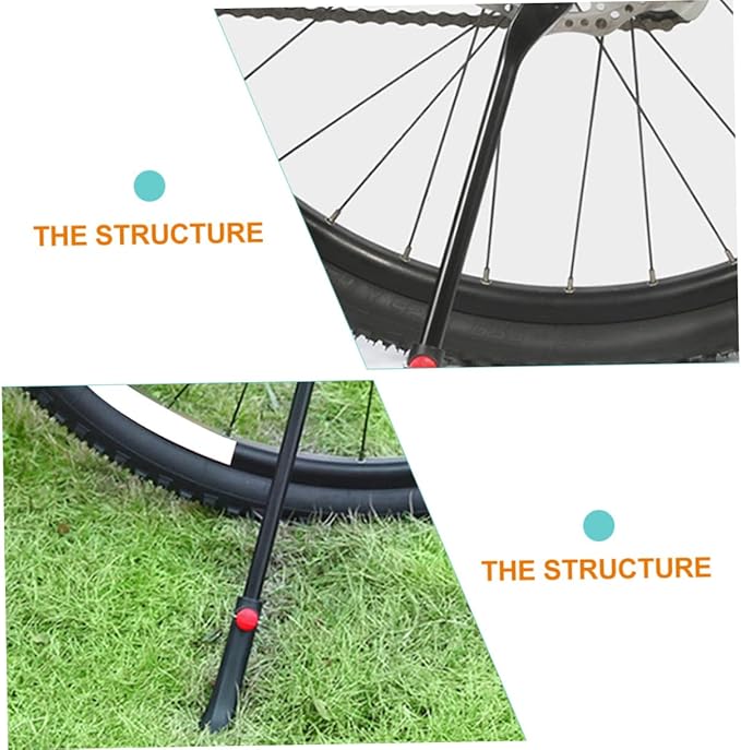 GALPADA Adjustable Bike Kickstand Aluminum Alloy Side Support for Mountain and Road Bikes Quick Release Bicycle Stand for Easy Parking for Cyclists