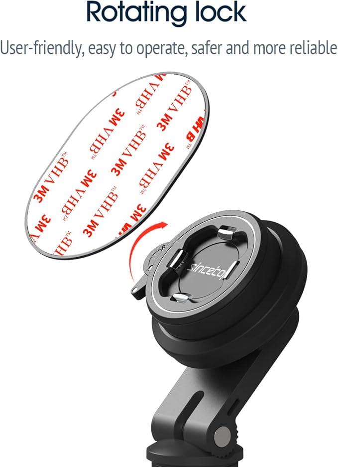 Motorcycle Phone Mount,Bike Cell Phone Holder with Vibration Dampener module,Out Front Bicycle Handlebar Mount for Mountain Road EBike,Scooter,Moto,MTB【Series C - 2nd Gen】Angle Adjustment Edition