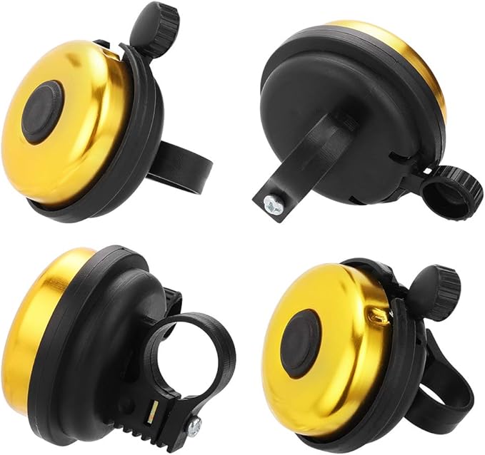 Accmor Classic Bike Bell, Aluminum Bicycle Bell, Loud Crisp Clear Sound Bicycle Bike Bell for Adults Kids