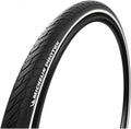 Michelin Protek Clincher Tires 700x35 & 40 Black Reflective Anti-Puncture Road & Touring E-Bike Tubeless-Ready Components