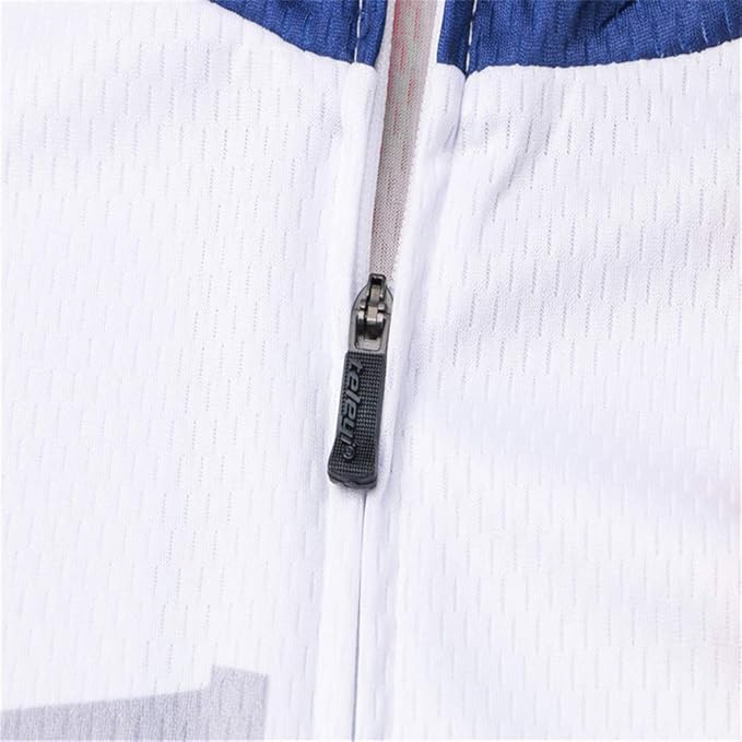 JPOJPO USA Cycling Jersey Men Short Sleeve Bike Shirts Biking Jersey Summer American Bicycle Tops with 3 Pockets Reflective