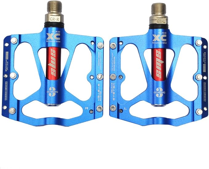 UPANBIKE MTB Road Bike Bicycle Ultra-Light 9/16'' Triple Bearing Aluminum Platform Pedals 1 Pair