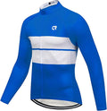 Coconut Ropamo CR Long Sleeve Cycling Jersey Mens, 3+1 Zipper Pockets Bicycle Tops Quick Dry Breathable Biking Shirt